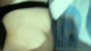 A woman caught in the act of cheating and then she squirts in an outdoor setting