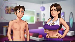 Walkthrough of the ecchi game Summertime Saga version 180