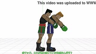 Gay boxer gets punched and fucked in a hardcore scene