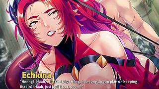 Monster girl harem in action: Steamy blowjob scene