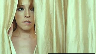 Bad babysitter Madi Collins gets caught in threesome action