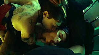 Bisexual fun with a domina and a lesbian couple