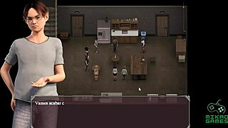 3D animated game with a hot milf and her big ass
