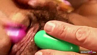 A young and beautiful Asian masseur gives a sensual massage with oil and then engages in a threesome