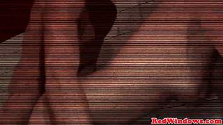 Beautiful prostitute in redlight district gives great blow job and more