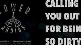 Dirty talking and erotic audio for women's pleasure