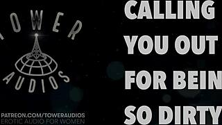 Dirty talking and erotic audio for women's pleasure