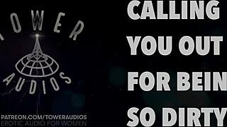 Dirty talking and erotic audio for women's pleasure