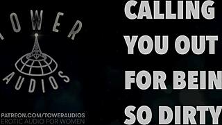 Dirty talking and erotic audio for women's pleasure