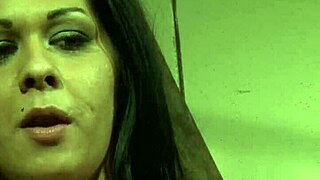 European BDSM scene with spanking and fingering