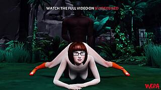 Velma and Daphne’s secret jungle affair in this animated porn trailer