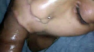 Cleaning lady giving me a deep blow job before my wife comes home