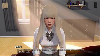 3D game with anime-style teens and ripped clothes