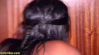 Hot African stepsister gets deep penetration