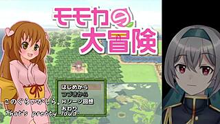Crossdressing adventure in Momoka's trial ver with machine subs