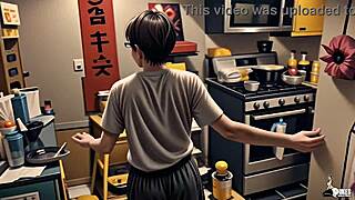 A nerdy girl gets possessed by a demon and dominates other women