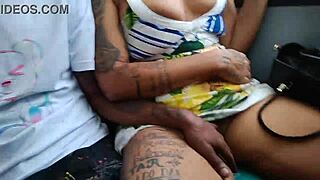 Public shame: A hotwife’s daring solo performance on a city bus