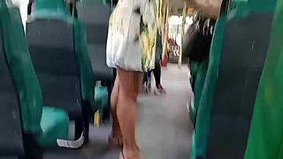 Public shame: A hotwife’s daring solo performance on a city bus