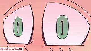 Animated hentai with lesbian and futanari action on the bus