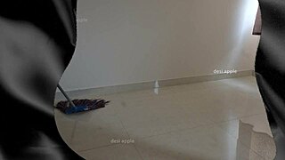 Tamil maid Sreelatha sucks owner's cock while wife away