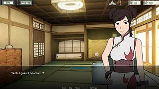 3D animated Naruto kunoichi trainer with a Halloween twist