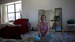 A hairless European MILF teaches yoga and fetish lessons