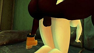 Black man has sex with white woman in Second Life
