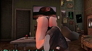 i can’t stop watching this black man fuck a slutty white woman in Second Life