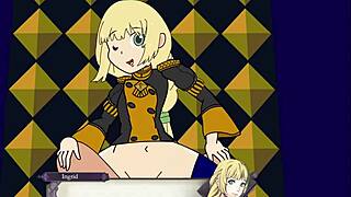 Ingrid Brandl is back in this cartoon porn video
