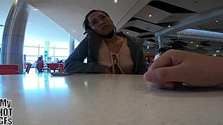 Petite brunette gets a chance to show her skills