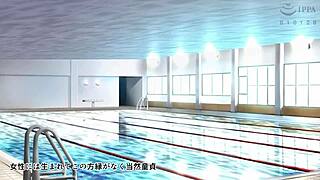 Horny swim instructor needs help to stay focused