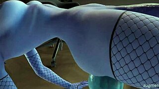 Futanari Widowmaker compilation with Mercy and Tracer