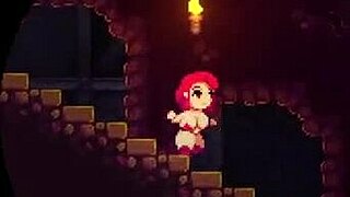 Redhead maids get rough in hardcore anime porn game
