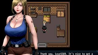 Lucy, the busty agent, saves the day in 3D