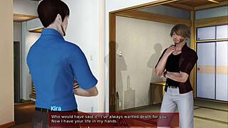 Hentai game with big tits and monster cock action