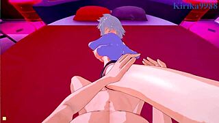 3D animated My Hero Academia hentai with big tits