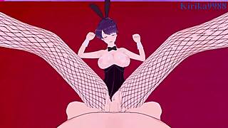 Beautiful anime babe Shuuko Komi in hot 3D hentai action