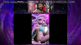 Marie and Callie’s turn to ride a creamy cock in a 3D cartoon