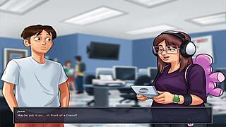Big tits and ass in a cartoon porn video called Summer time saga - 42 - darkcookie