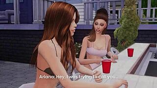 Ariana Grande in a 3D hentai called Yes and - Simlish Dzire