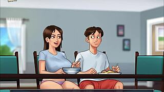 Steamy anime video Summertime saga 203: Erotic story