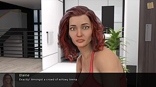 Adult animated game with anime3d style and Ecchi elements