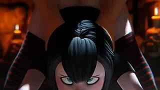 Mavis has rough sex in the doggy style position