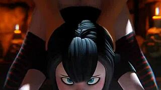 Mavis has rough sex in the doggy style position
