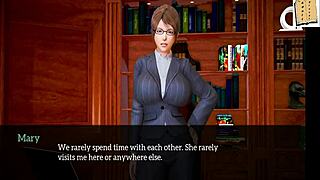 A fun adult visual novel with animated characters and erotic gameplay