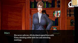 A fun adult visual novel with animated characters and erotic gameplay