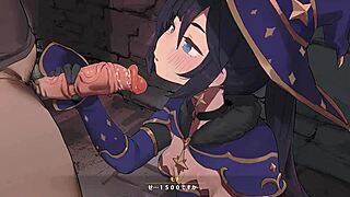 Mona’s special sex adventure with an anime-style creampie