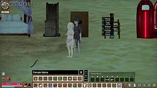 Steamy game with a crazy anime girl from a mad island