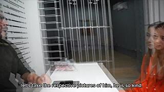 Inmate gets a rough anal treatment for discipline