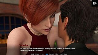 Get ready to rock and roll with this sexy redhead in a cartoon game